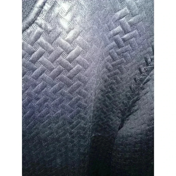 International Concepts Black Zip Bomber  Jacket XL - Picture 4 of 6